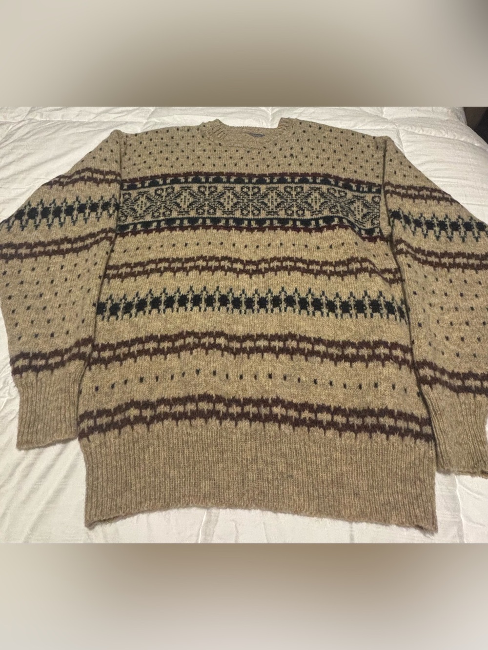 Vintage Pendleton Lobo 100% Virgin Wool Sweater Size L